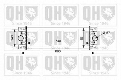 QUINTON HAZELL qic117 -  Интеркулер